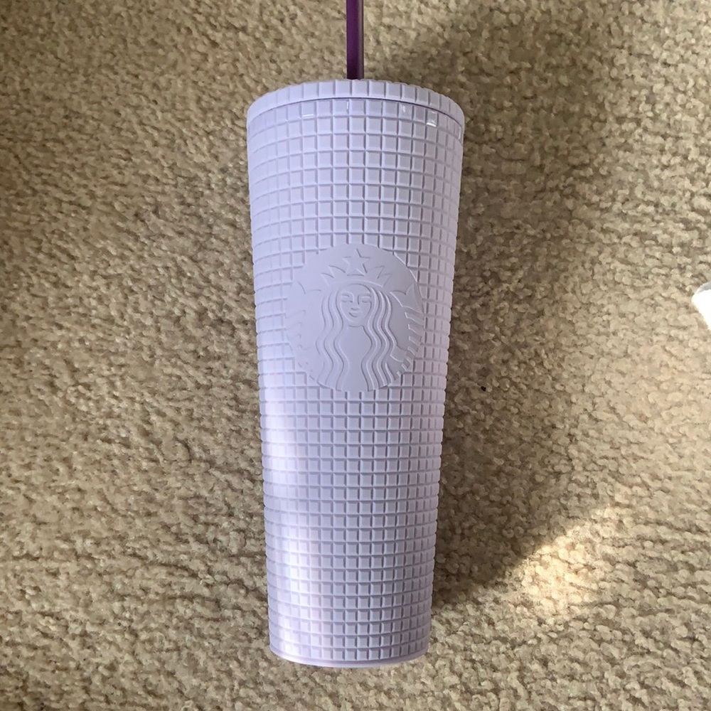 Purple grid starbucks tumblr